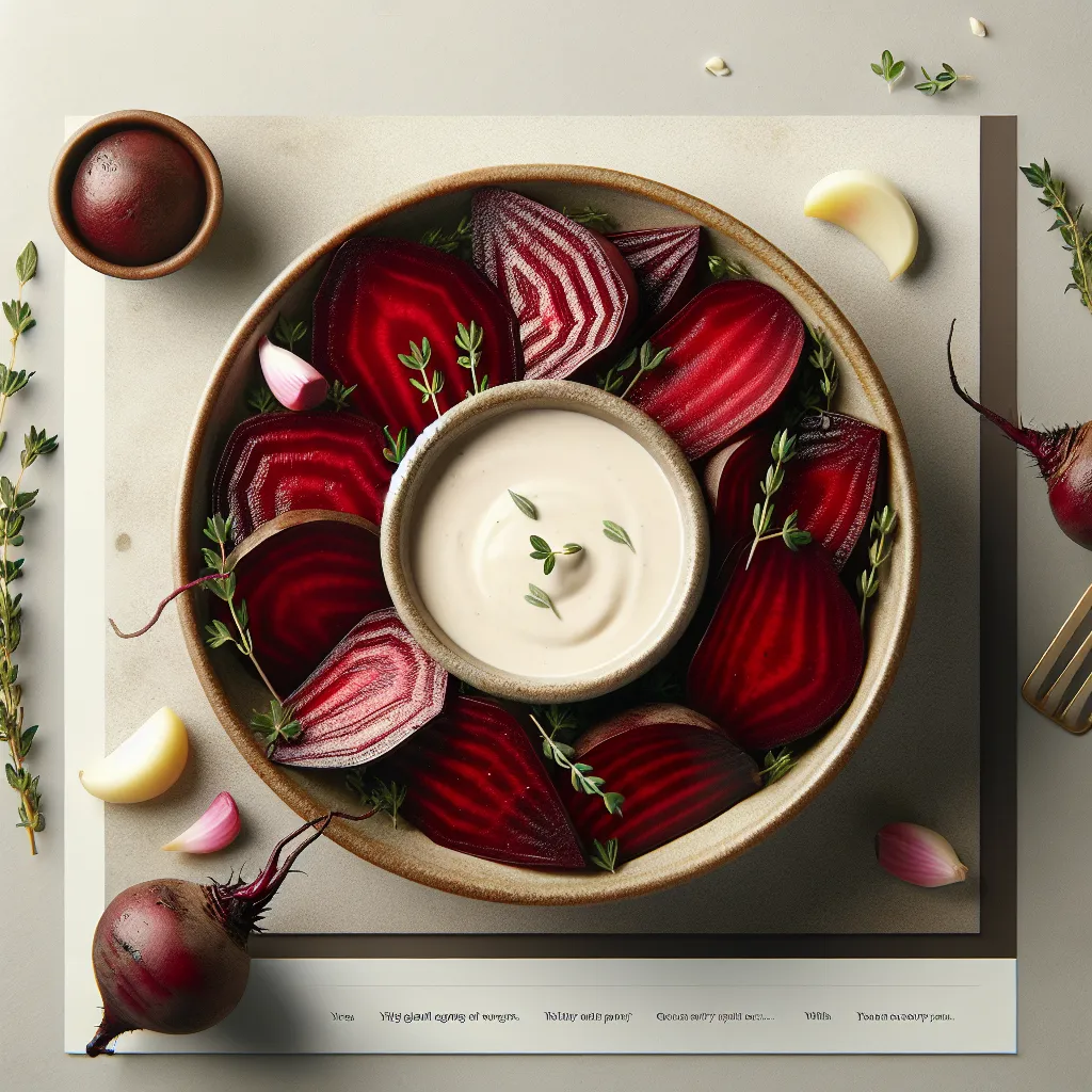 Beetroot Bliss: A Vibrant Vegan Delight with a Greek Twist