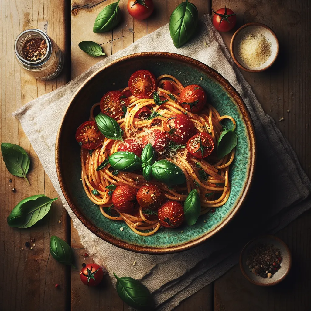 Sunshine on a Plate: Creamy Roasted Tomato Pasta Bliss