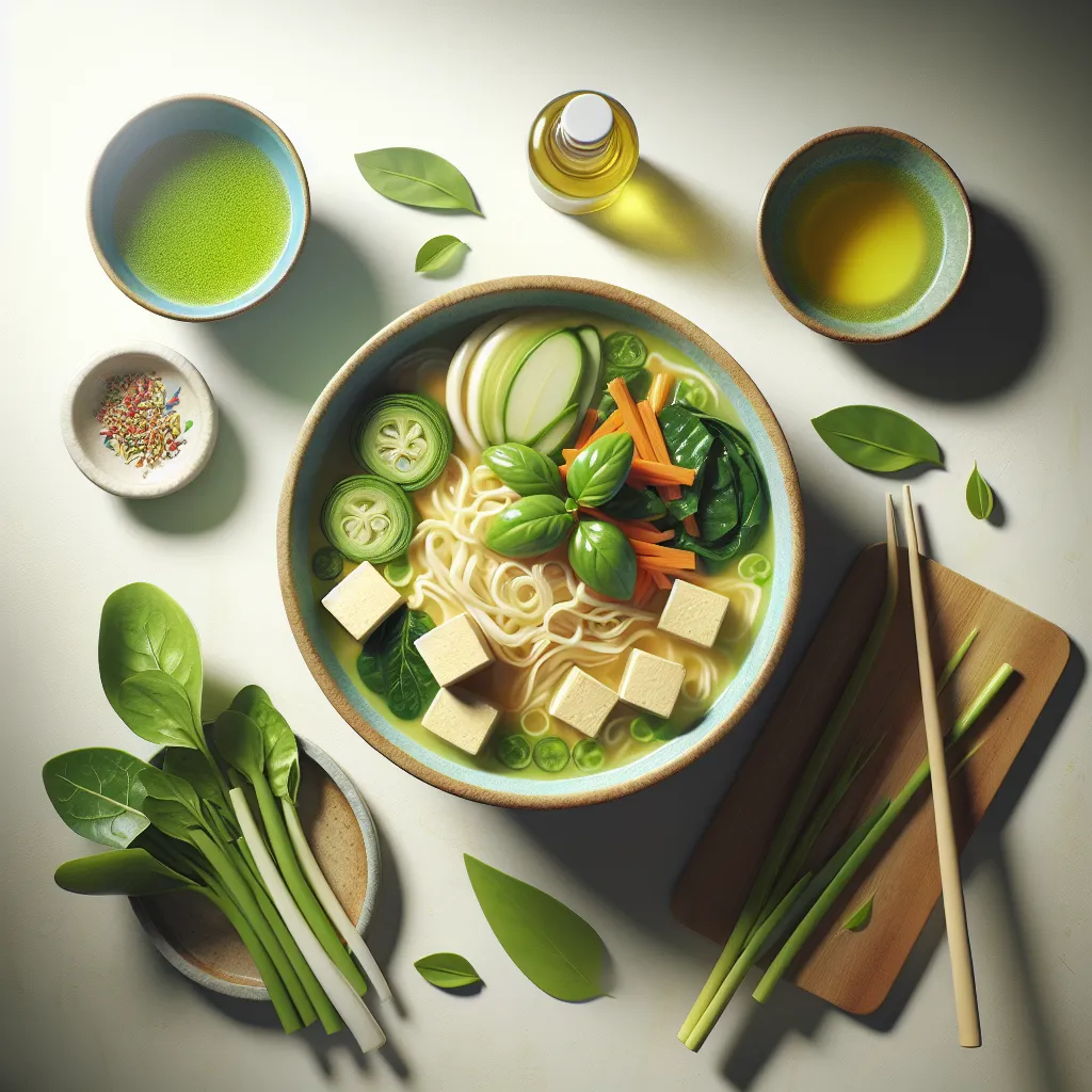 Zingy Lemongrass Noodle Soup: A Vegan Adventure