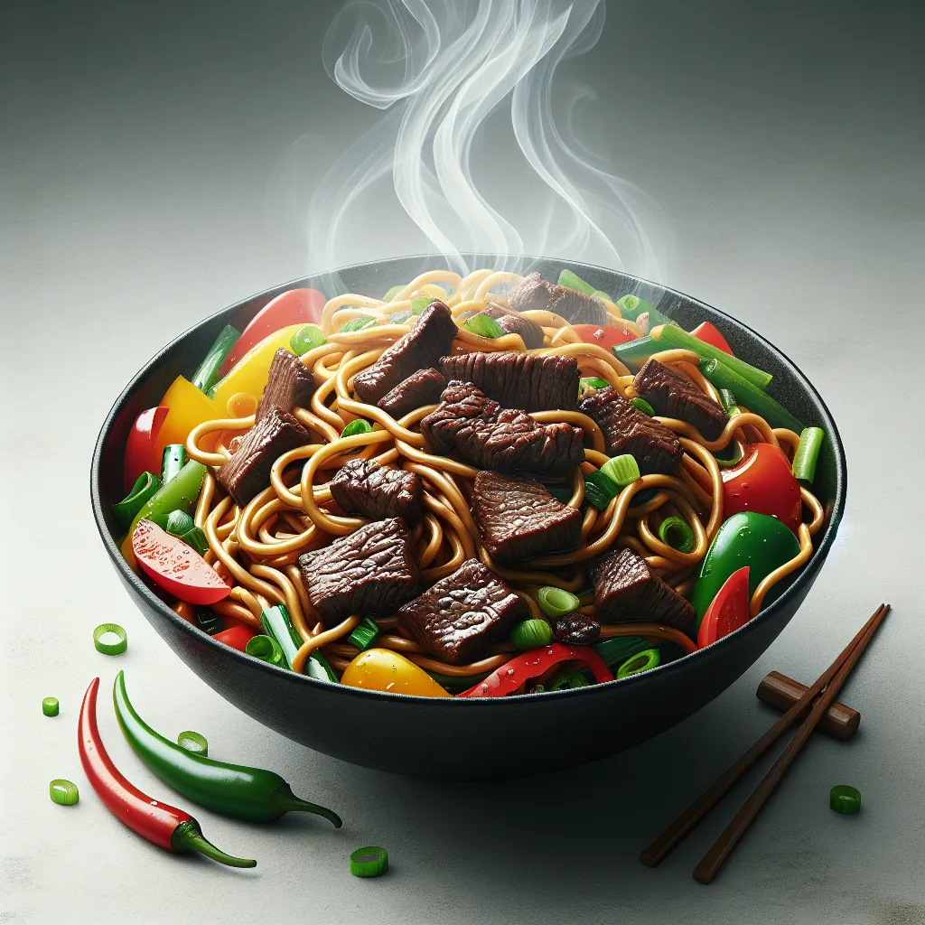 Wok This Way: A Speedy & Healthy Beef Lo Mein Adventure!