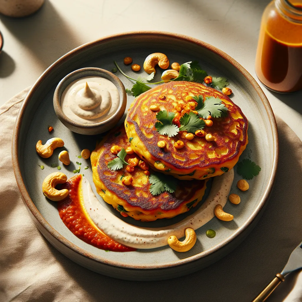 Spice Up Your Life: Vibrant Lentil Pancakes with Masala Magic