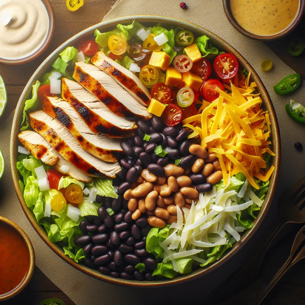 Fiesta in a Bowl: The Zesty Chicken and Black Bean Salad Sensation