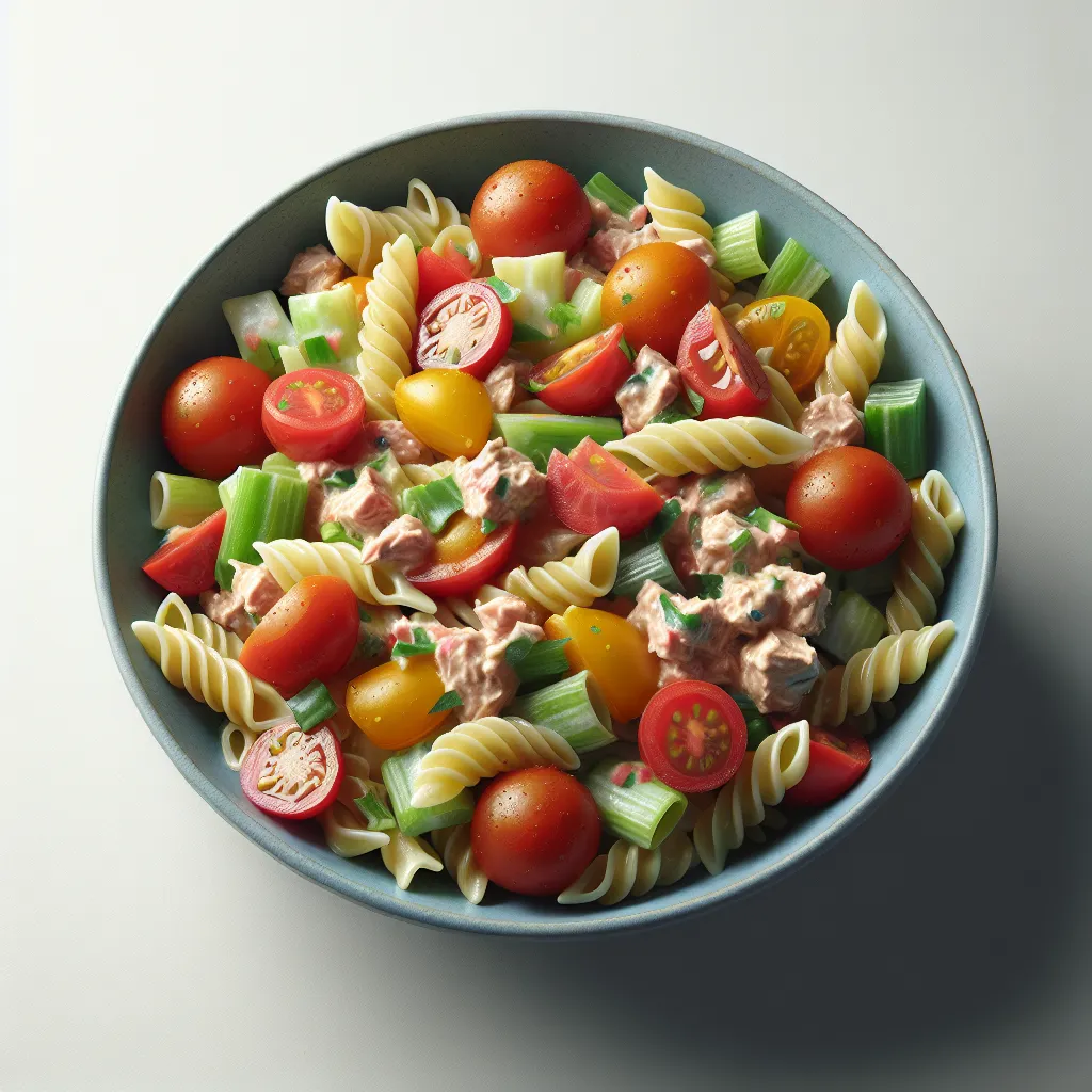Mediterranean Tuna Pasta Delight: A Healthy Twist on a Classic