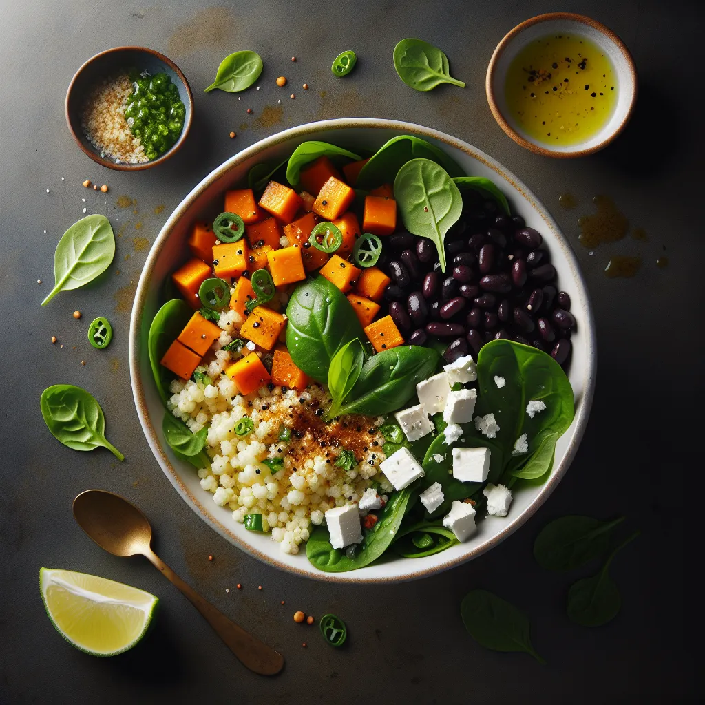 Zesty Couscous Salad: A Flavor Fiesta with Lime Basil Vinaigrette