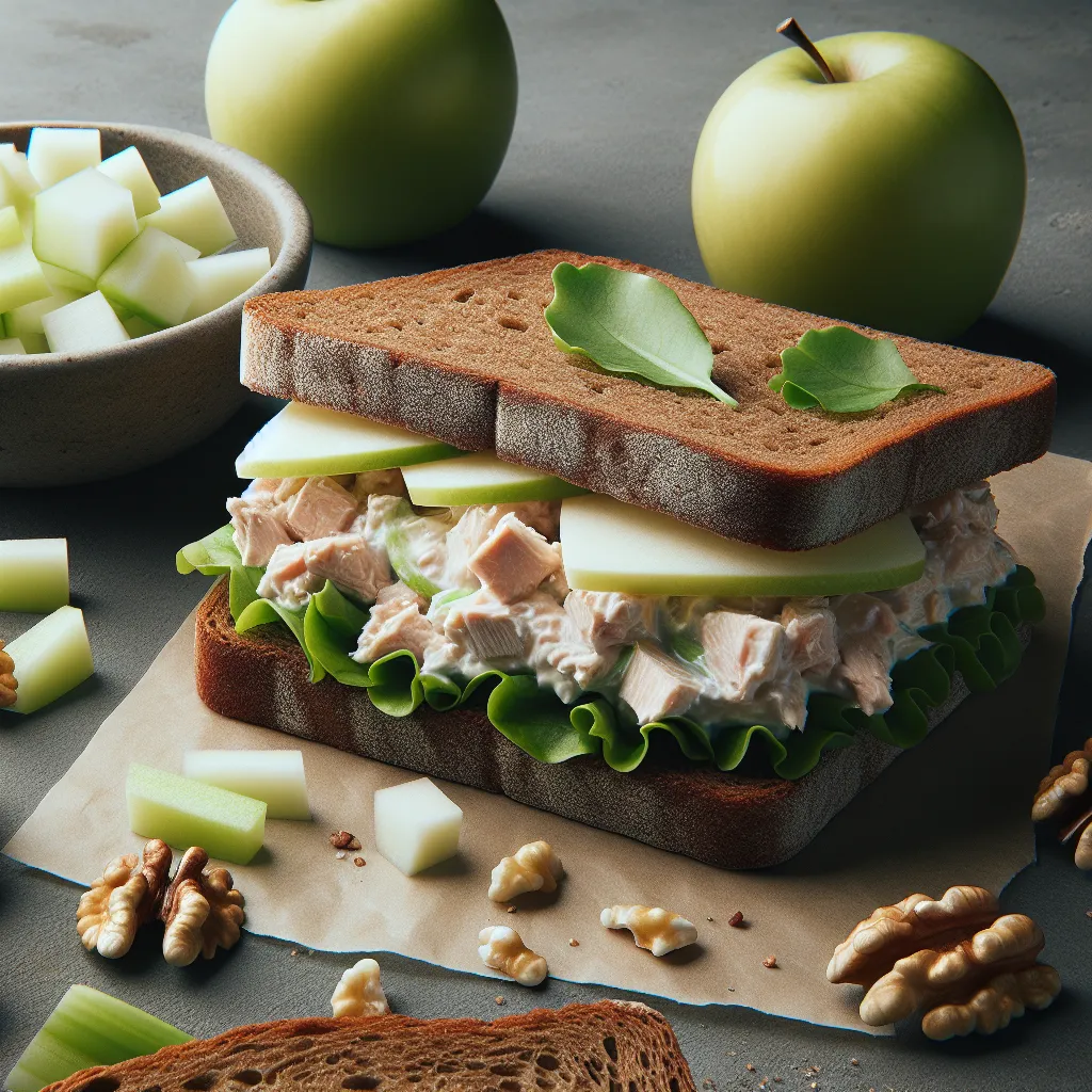 Waldorf Tuna Tango: A Sandwich Symphony