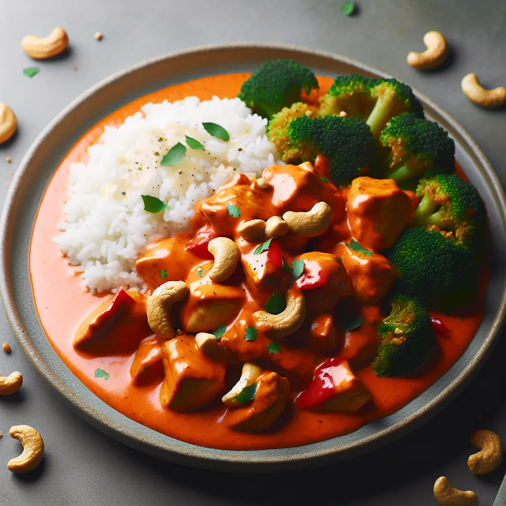 Spice Up Your Week with Red Curry Chicken and Dreamy Cashew Sauce