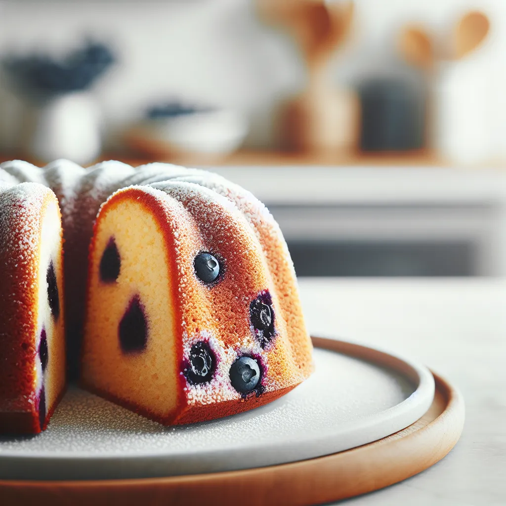 Bake Your Way to Bliss: A Healthy Twist on Blueberry Bundt