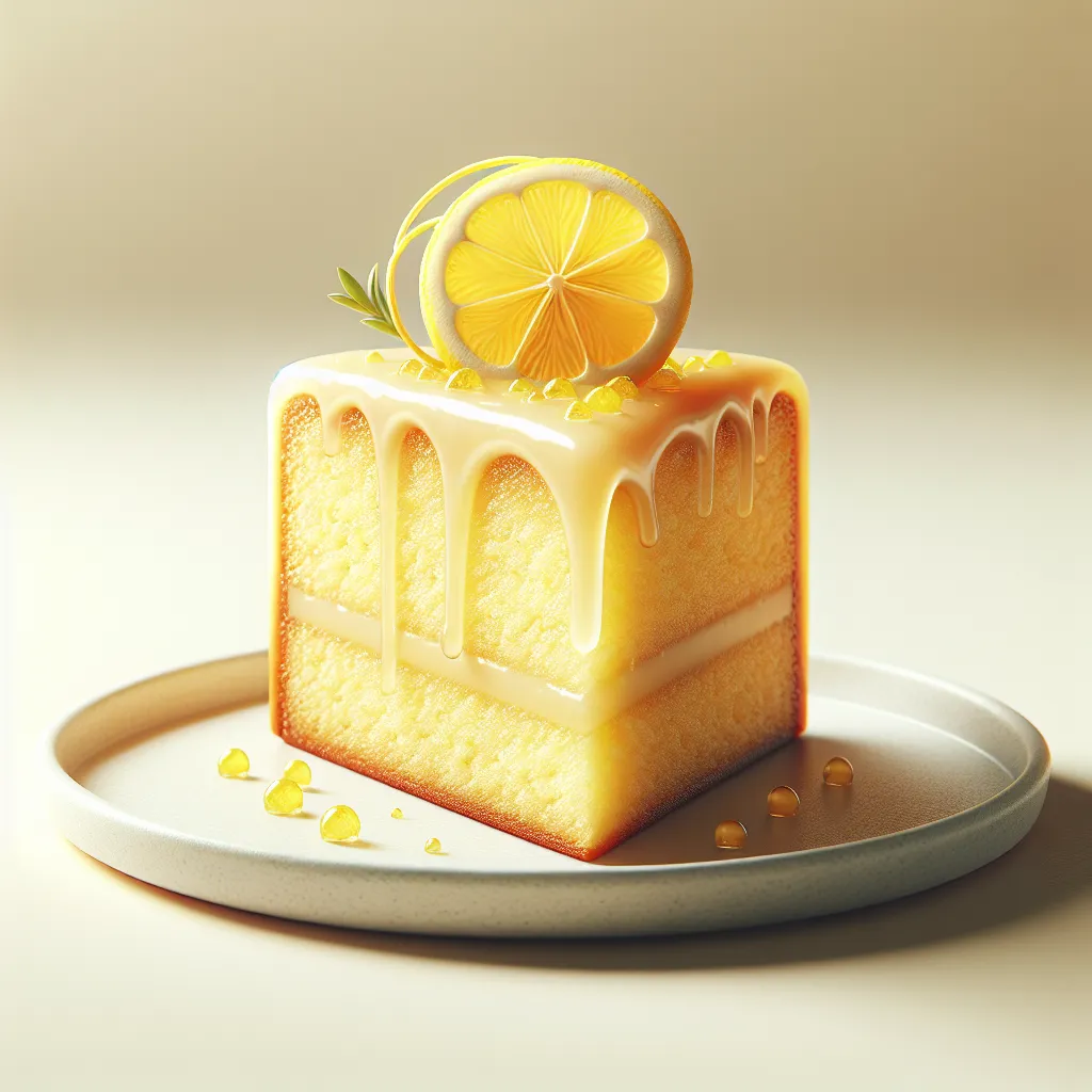 Zingy Vegan Lemon Dream Cake: A Burst of Sunshine in Every Slice