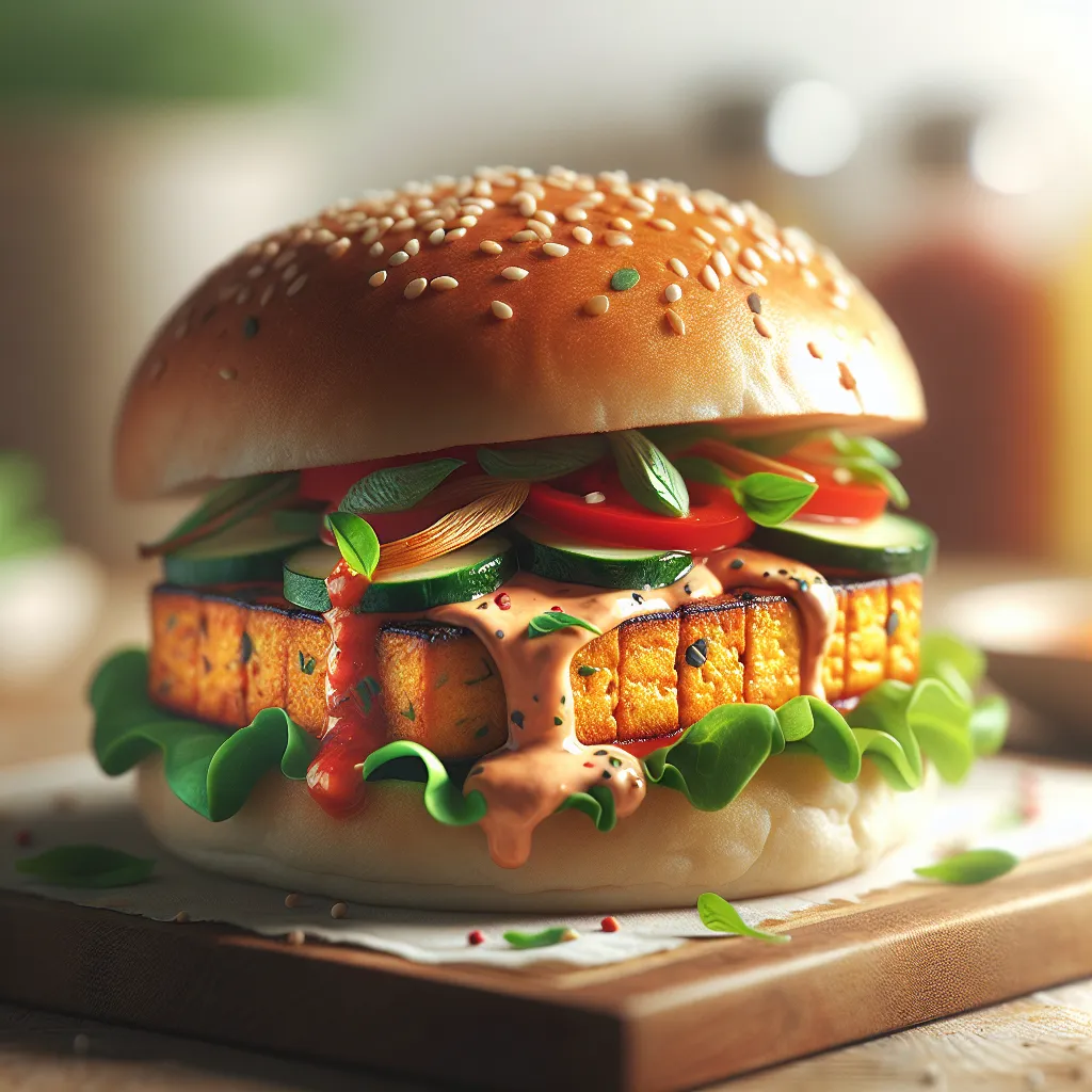 Sizzling Tofu Sensations: An Unexpectedly Delicious Burger Adventure