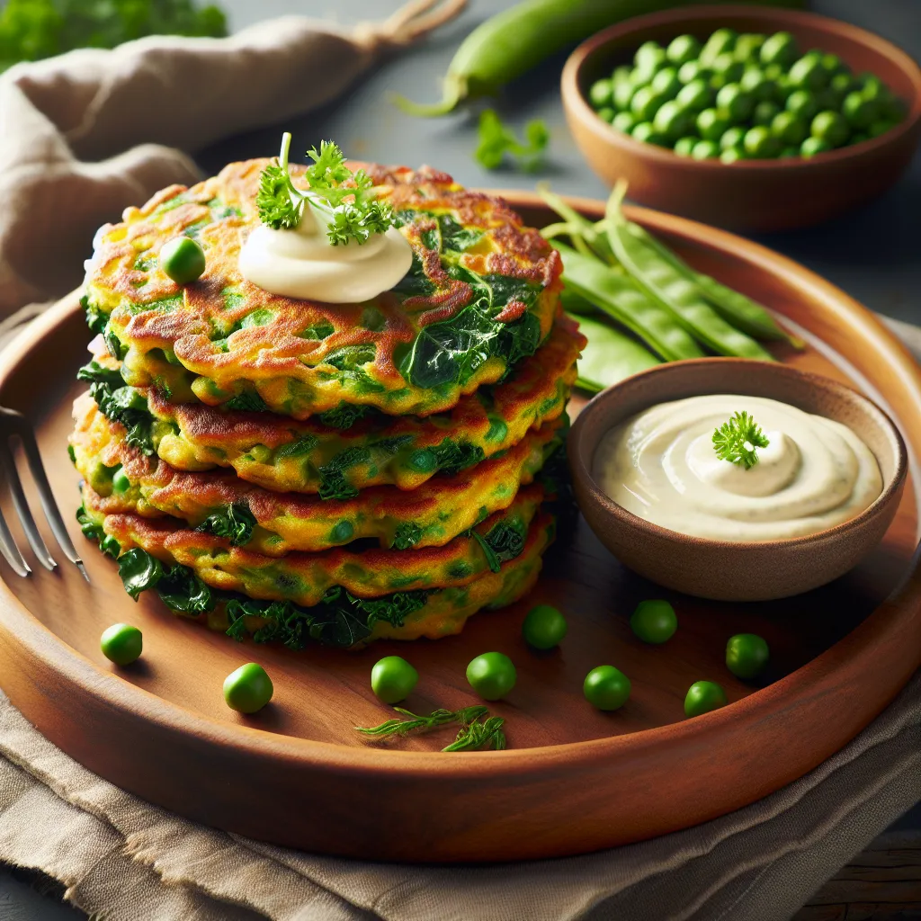 Get Your Greens On: Zesty Kale and Pea Power Fritters!