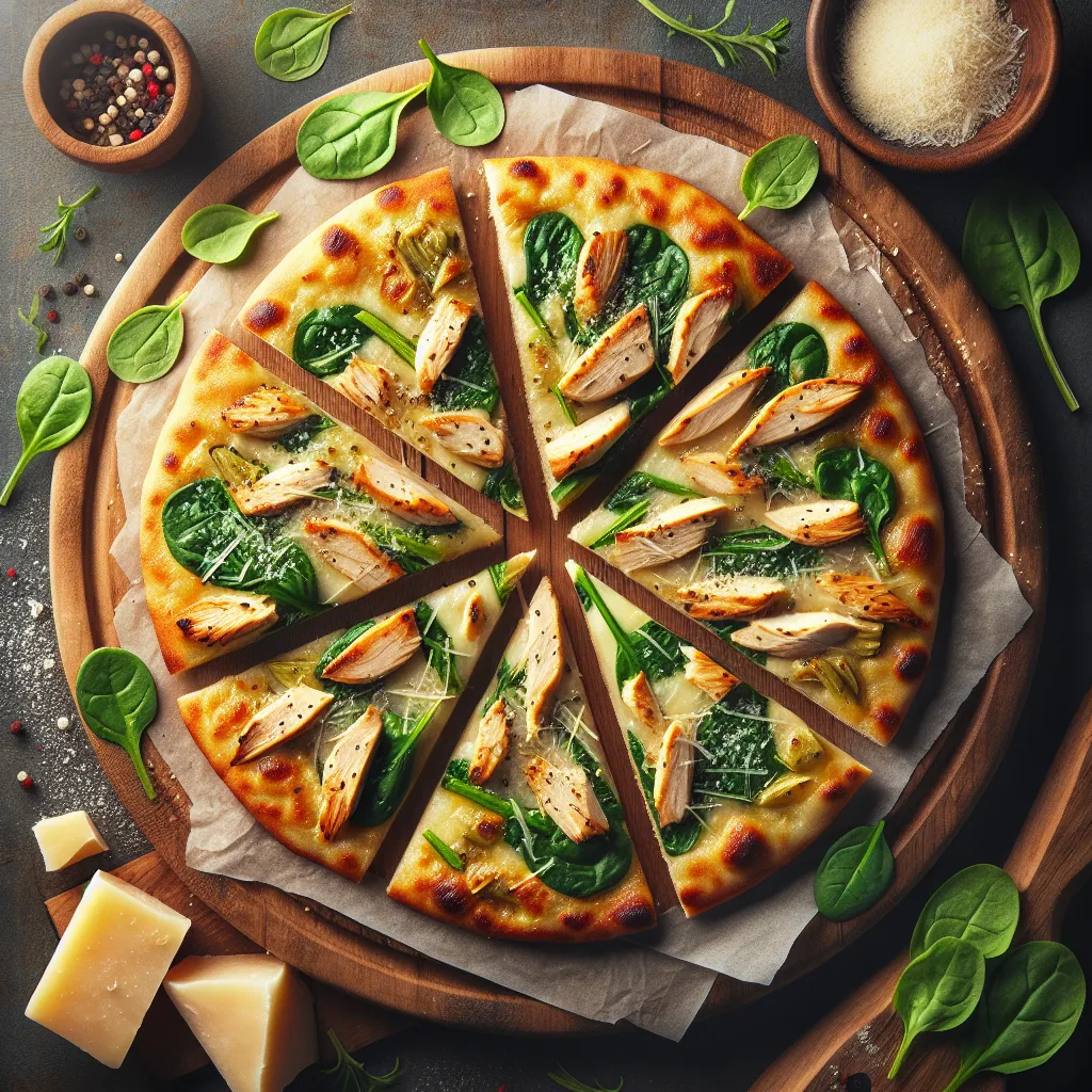 Flatbread Fiesta: A Healthier Twist on Chicken Artichoke Goodness