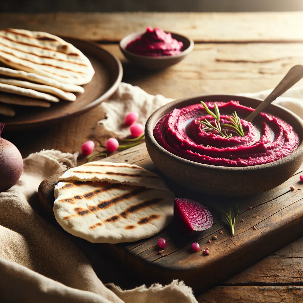 Beetroot Hummus: A Vibrant Vegan Delight