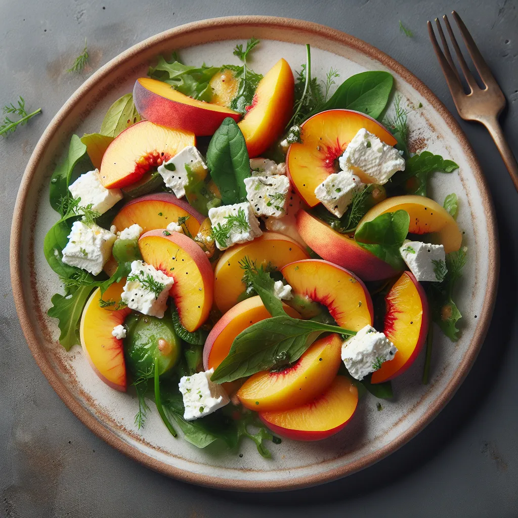 Peachy Keen: A Summer Salad Sensation