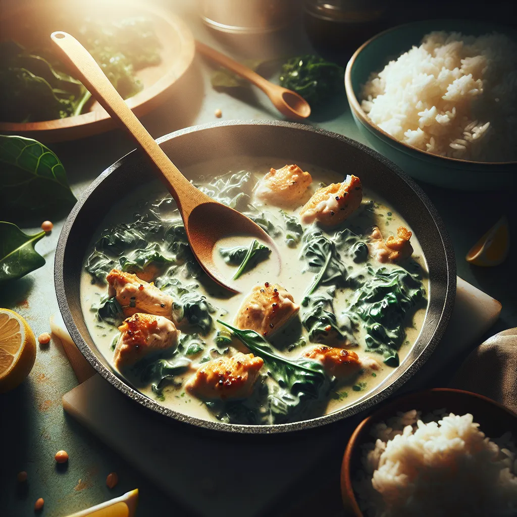 Creamy Coconut Kale Chicken: A Weeknight Delight