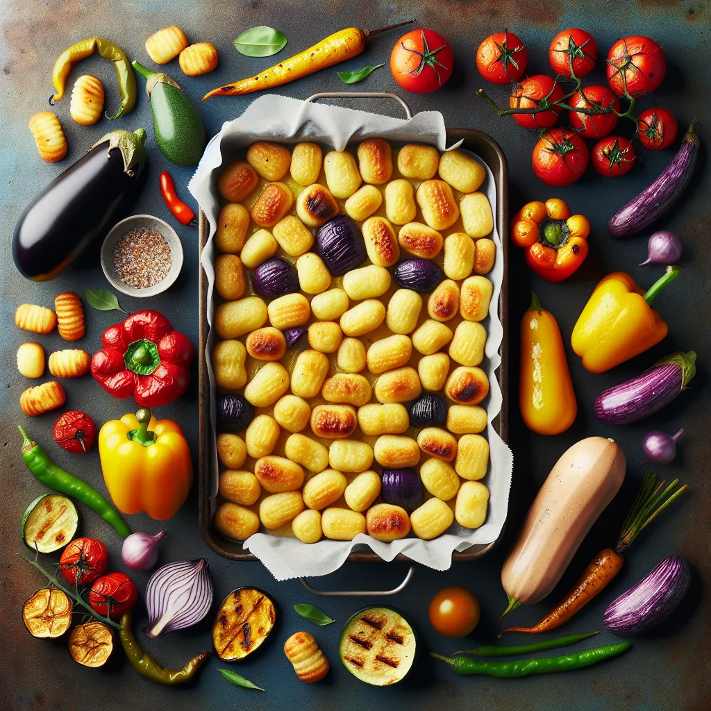 Sunshine on a Plate: Roasted Gnocchi Veggie Delight!