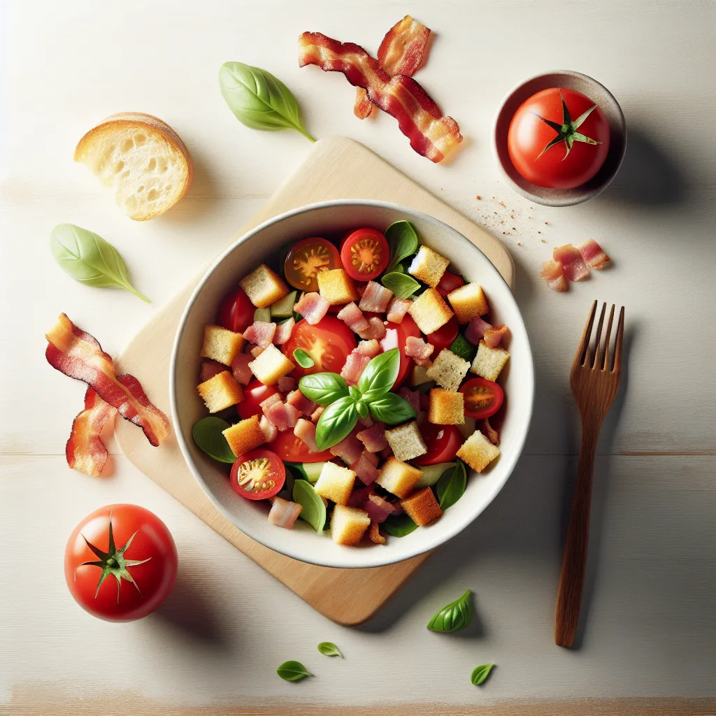 Summer Bliss: A Lighter Take on the BLT with Panzanella