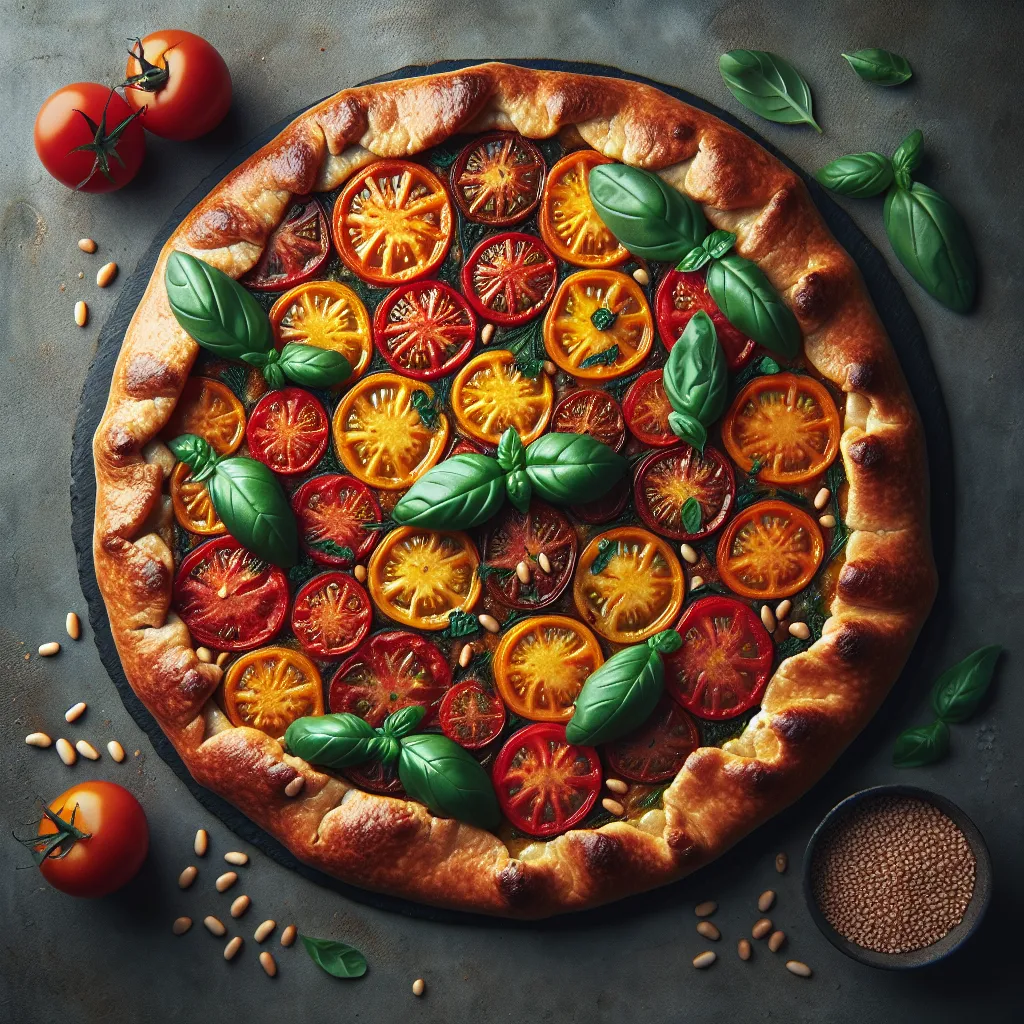 Tomato Tango: A Vegan Galette Adventure!
